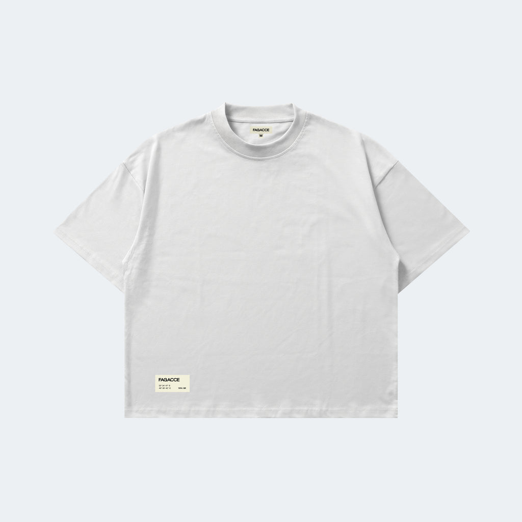 CAMISETA HEAVY BOXY BASIC - BRANCA