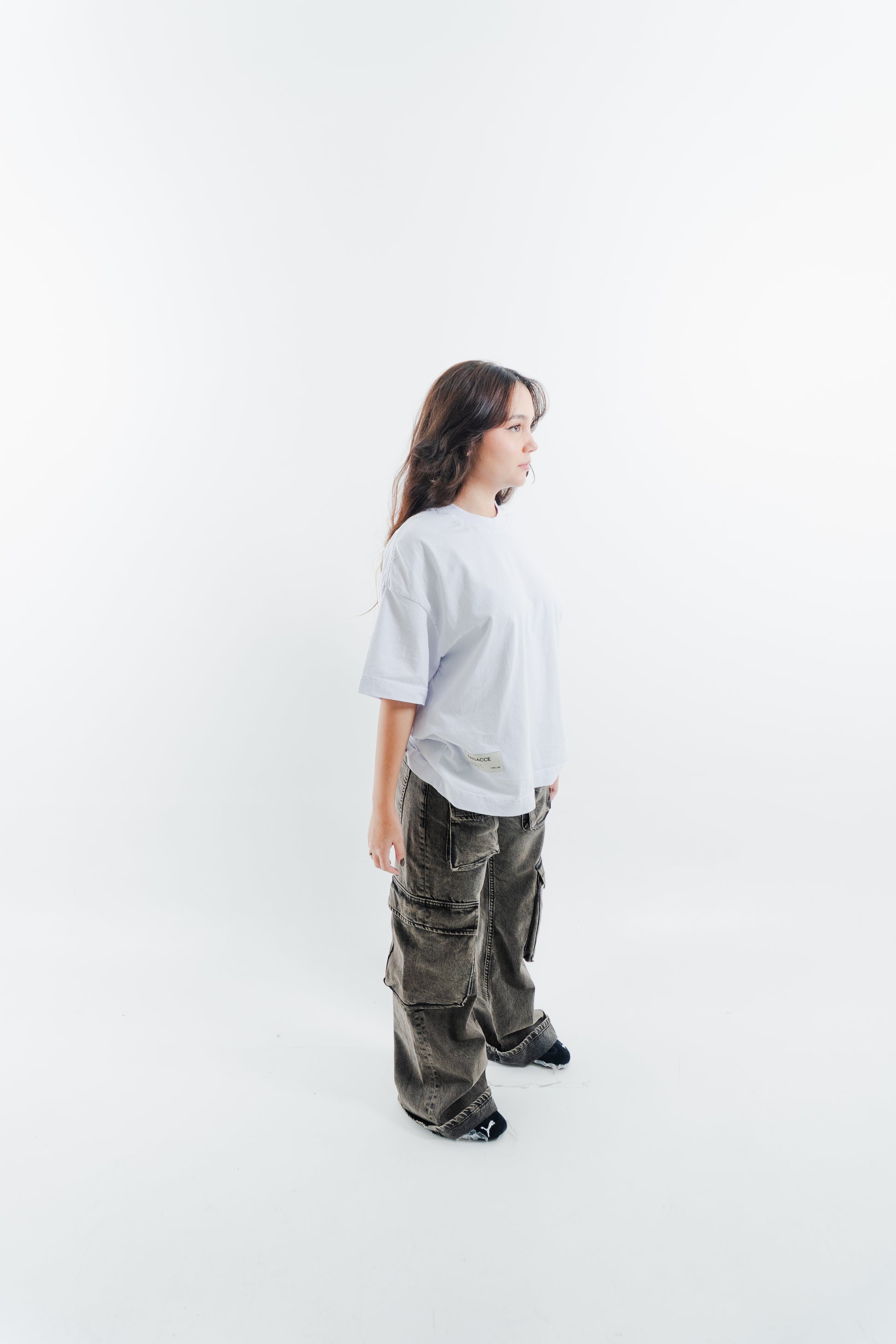 CAMISETA HEAVY BOXY BASIC - BRANCA