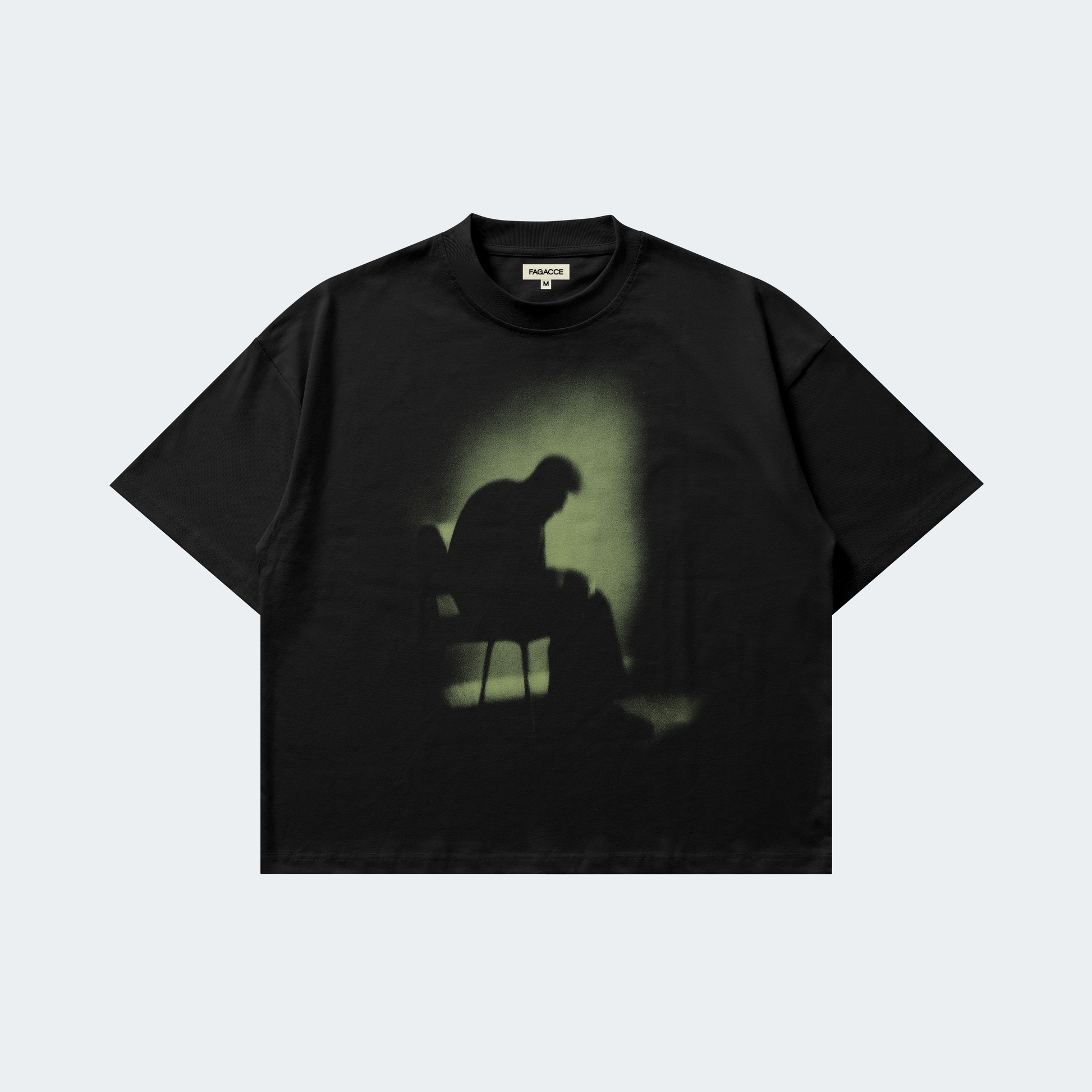 CAMISETA BOXY RESÍDUO - PRETA