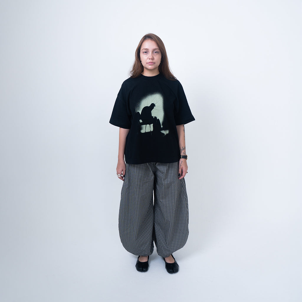 CAMISETA BOXY RESÍDUO - PRETA